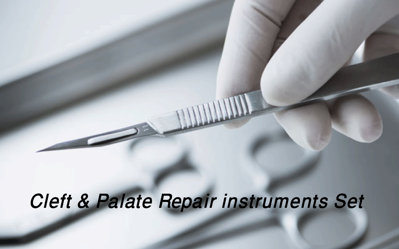 Cleft and Palate Repair Instruments Set