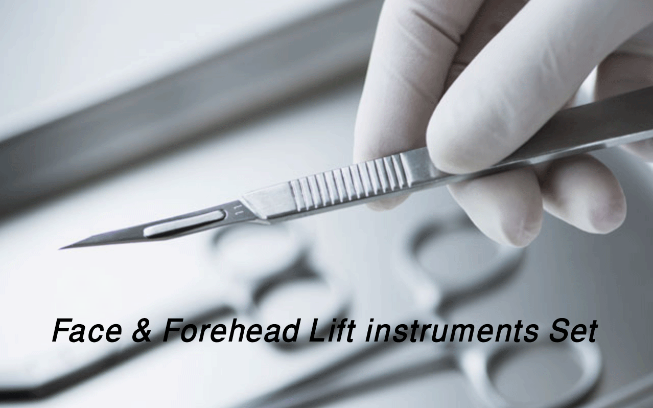 Face and Forehead Lift instruments Set