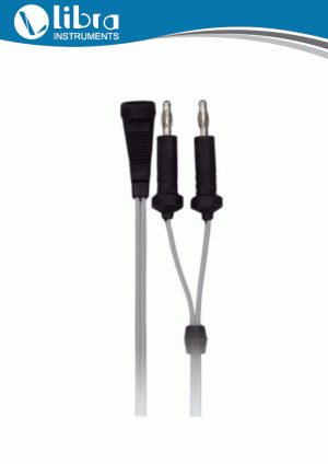 Silicon Coated Bipolar Cable, 2 Pins Plug