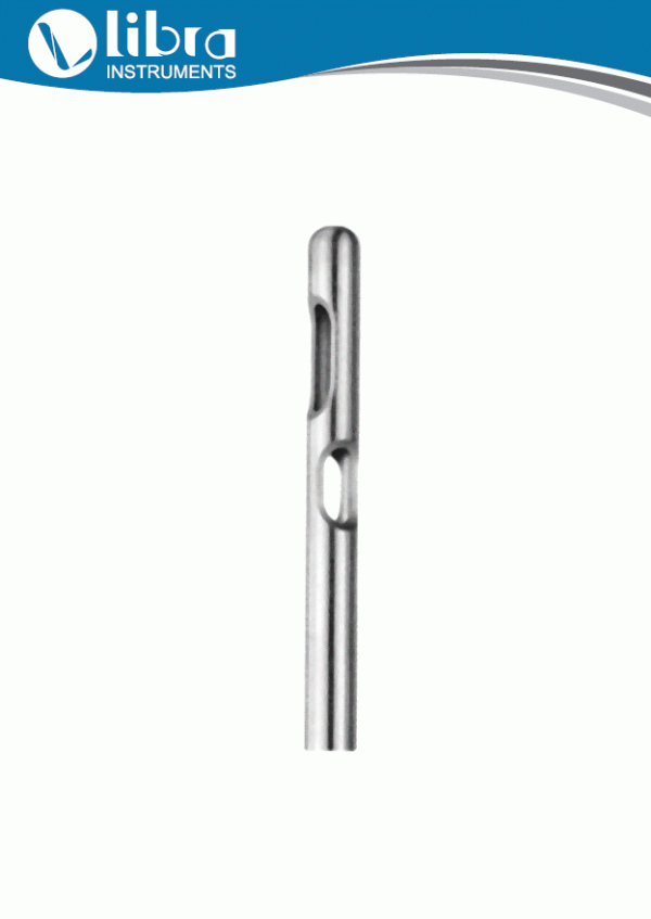 One 1 Central Port and Two 2 Lateral Holes Liposuction Cannulas With Thread Handle Fitting