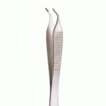 2 Pcs Adson Brown Tissue Forceps w/ 9 x 9 Teeth Atraumatic 12 cm O.R Grade Steel