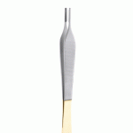 Adson Brown Delicate Tissue Forceps With Tungsten Carbide Inserts t.c