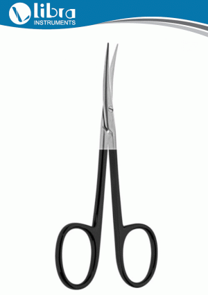 Devine-Horton Delicate Scissors Serrated 11.5cm, Sharp, Curved