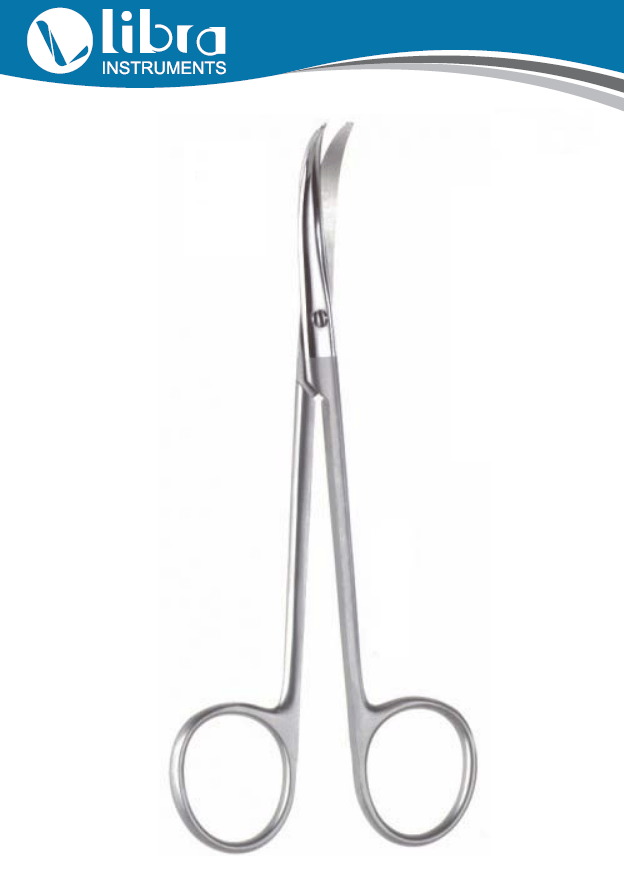 Fomon Lower Lateral Nasal Cartilage Scissors 14cm Strongly Curved