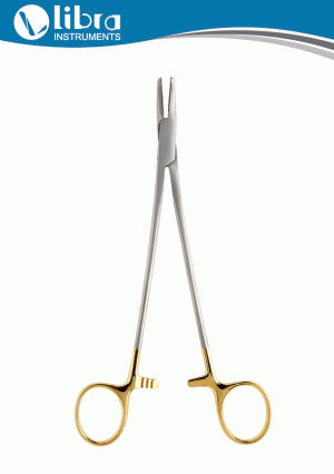 Heaney T.C. Needle Holder with Tungsten Carbide Inserts 20cm