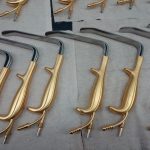 Ferriera Style Retractor With Fiber Optic Light Guide and Suction Tube With Smooth End 18.5cm