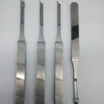 Silver Osteotome 18cm Straight Left Right