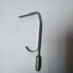 Maliniac Nasal Retractor With Fiber Optic Illumination Light Guide Tube