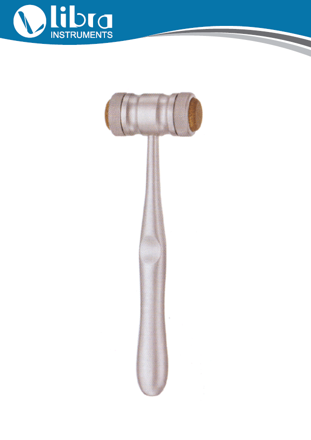 Mead Mallet With Fiber Facing Sided Caps 18 cm, 26 mm Diameter, 300 Grams