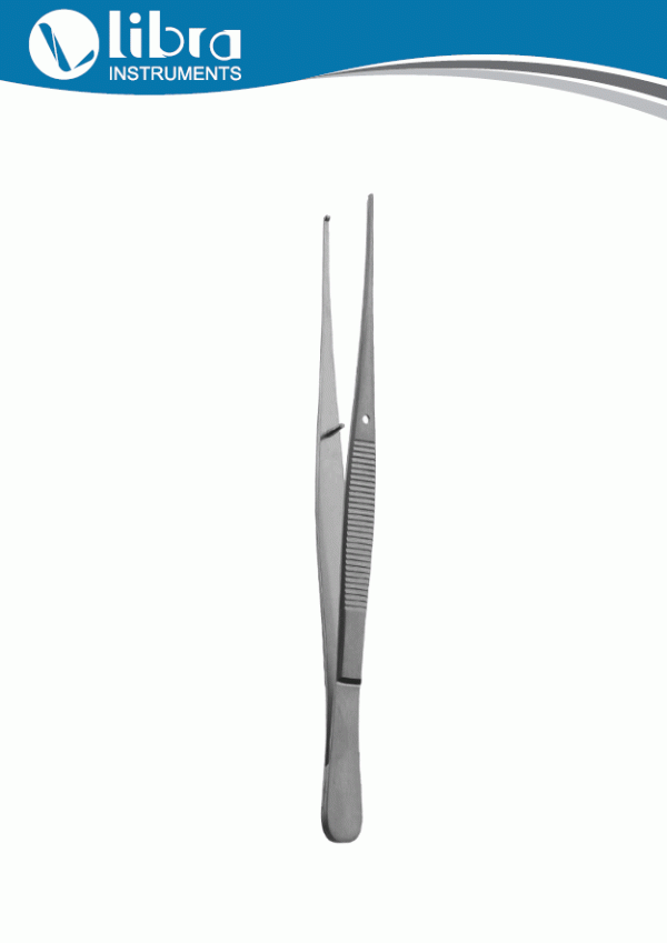 Semken Delicate Tissue Forceps 1X2 Teeth, Straight