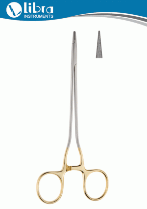 Heaney T.C. Needle Holder with Tungsten Carbide Inserts 20cm - Libra ...