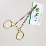 Baumgartner Needle Holder with Tungsten Carbide Inserts T.C 14cm