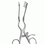 Adson Baby Retractor 3X4 Prongs