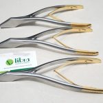 Breast And Facial Diamond Shaped Spreader, 22cm, With Gold Handle