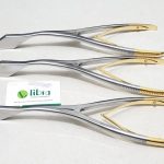 Breast And Facial Diamond Shaped Spreader, 29cm, With Gold Handle