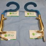 C Circular Breast Retractor Insulated With Fiber Optic Light Guide and Suction Tube