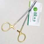 Crile Wood T.C Needle Holder with Tungsten Carbide Inserts LEFT HANDED, 15cm