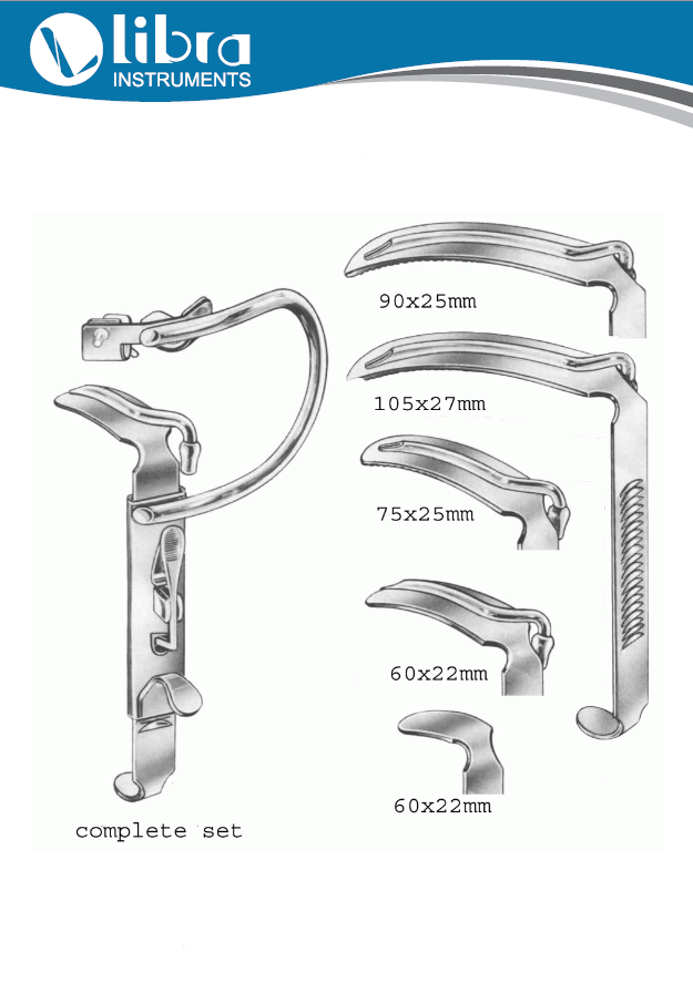 Davis Boyle Mouth Gag Complete Set With Five Blades