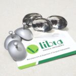 Laser Eye Shield 28X20mm Medium, Stainless Steel, Pair of 2