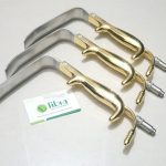 Ferriera Style Retractor With Fiber Optic Light Guide and Suction Tube, With Smooth End, 18.5cm