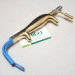Ferriera Style Breast Retractor Insulated With Fiber Optic Light Guide and Suction Tube With Smooth End 18.5cm