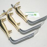 Ferriera Style Retractor With Fiber Optic Light Guide and Suction Tube, With Smooth End, 18.5cm