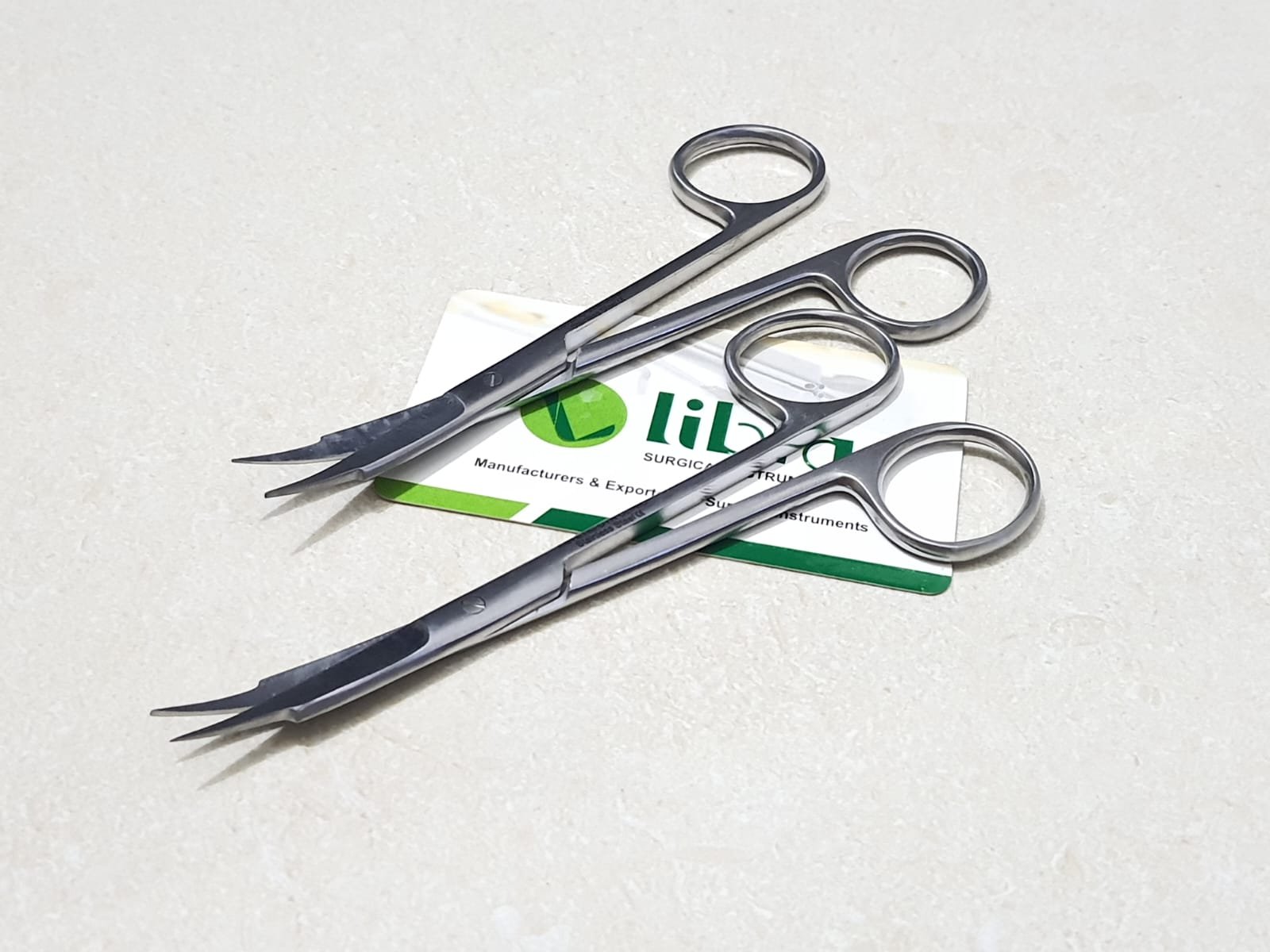 Goldman Fox 13cm Double Curved Scissors – Tissue Trimming & Lab Cutting Supplies