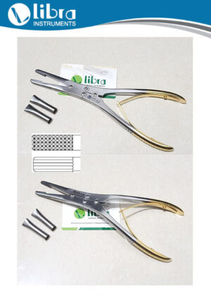 Gorney Septal Morselizer Forceps T.C With Tungsten Carbide Inserts, With Caps, 21cm