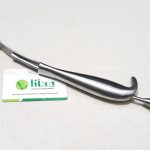 Bauer Intra Oral Retractor Left Cheek With Fiber Optic Light Guide, 21cm
