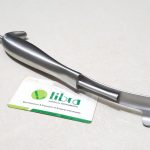 Bauer Intra Oral Retractor Left Cheek With Fiber Optic Light Guide, 21cm