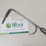 Maliniac Nasal Retractor With Fiber Optic Illumination Light Guide Tube