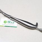 Bauer Intra Oral Retractor Right Cheek With Fiber Optic Light Guide, 21cm