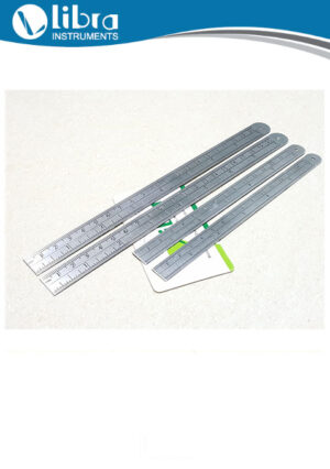 Metal Rulers Stainless Steel, Graduation With Milimeters and Inches