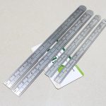 Metal Rulers Stainless Steel, Graduation With Milimeters and Inches