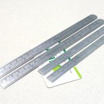 Metal Rulers Stainless Steel, Graduation With Milimeters and Inches ...