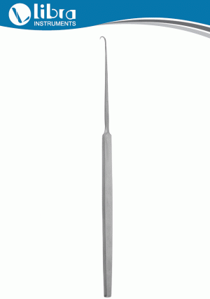 Cottle Tenaculum Hook 7mm, 16cm, Angled