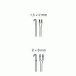 Guthrie Double Retractor Hook 13cm 2 Sharp Prongs