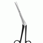 Knight Rhinoplasty Nasal Scissors 18cm Angled Serrated Blades Supercut