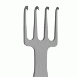 Maxwell Flap Retractor 4 Sharp Prongs Length 4”/10cm