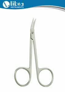 O'Brien Stitch Scissors 10cm Angled - Libra Surgical Instruments