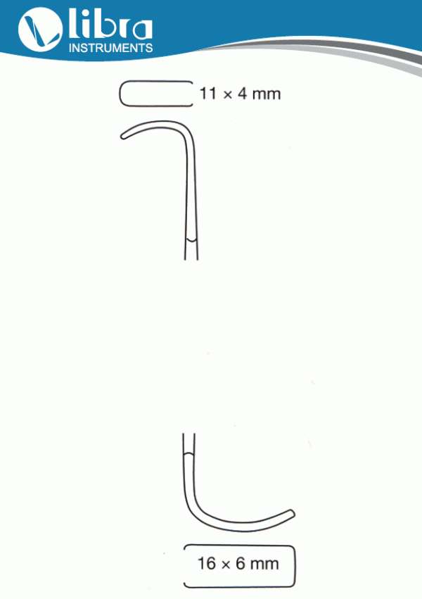 thumbnail image 2 of Ragnell Retractor 6 Ragnell Double-ended Retractor. Anthony Products Ragnell Retractor For Sale 2 of 9