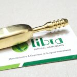 Scalp Elevator With Suction Slightly curved