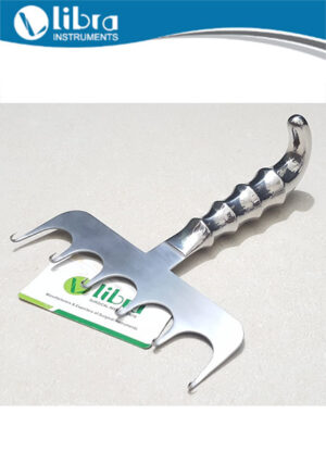 Yancoskie Abdominoplasty Retractor 6 Sharp Prongs 19cm