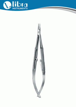 Barraquer-Troutman Micro Needle Holder With Catch