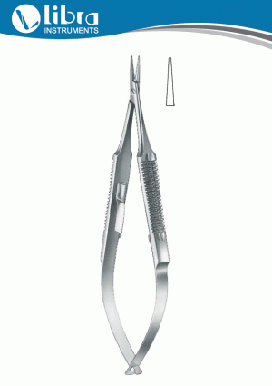 Castroviejo-Fino Micro Needle Holder 13 cm / 5 1/8", very delicate jaw