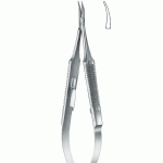 Castroviejo Fino Micro Needle Holder Very Delicate Jaw with catch Mikro-Nadelhalter, Micro Needle Holders, Micro-Porta-agujas, Micro-Porte-aiguilles, Micro-Portaghi
