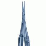 Castroviejo Micro Needle Holder With Diamond Coated Jaws Titanium 15cmMikro-Nadelhalter, Micro Needle Holders, Micro-Porta-agujas, Micro-Porte-aiguilles, Micro-Portaghi