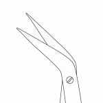 Nagel Micro Scissors 20cm Mikro-Scheren Micro Scissors Micro-Tijeras Micro-Ciseaux Micro-Forbici