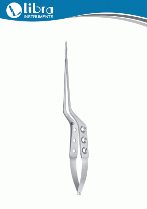 Yasargil Micro Scissors 15mm Cutting Edge Length