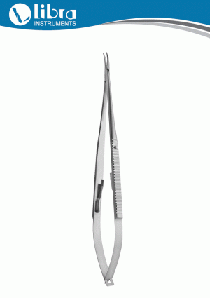 Castroviejo Micro Needle Holder With Diamond Coated Jaws 18 cm / 7 1/8"